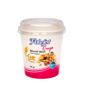Flakefest Tam Tahıllı Meyveli Müsli Yeni 80 gr