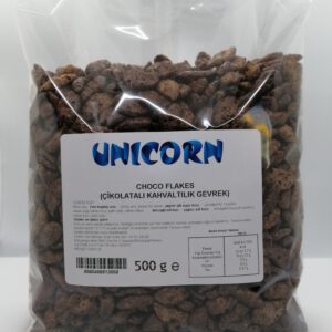 Unicorn Choco Flakes Çikolatalı Kahvaltılık Gevrek 500 Gr