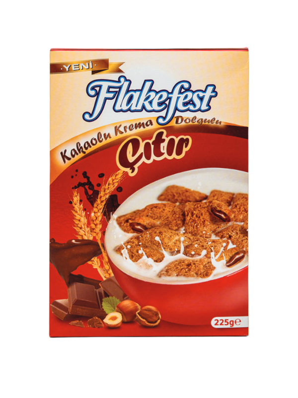 Flakefest kakaolu krema dolgulu çıtır 225g