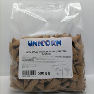 Unicorn Uzun Kakao Krema Dolgulu Çıtır Tahıl Gevreği 500 gr